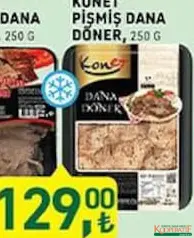 KONET PİŞMİŞ DANA DÖNER 250 G KONET PİŞMİŞ DANA DÖNER 250 G